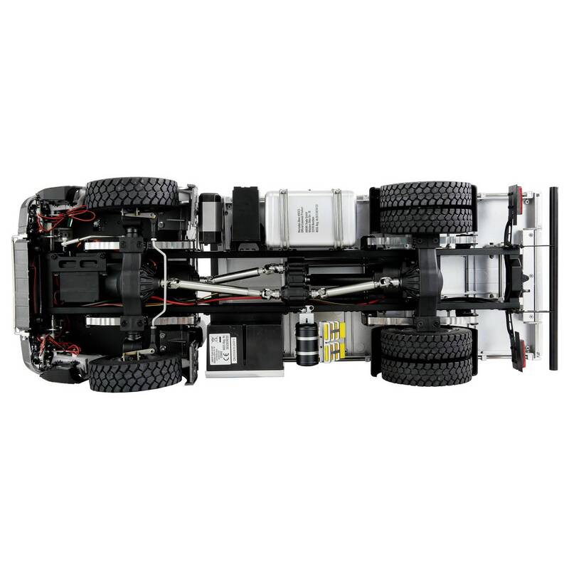 Amewi Mercedes-Benz Arocs Muldenkipper 4x4 RC Modell-LKW 1:14 anthrazit - 4262408979470