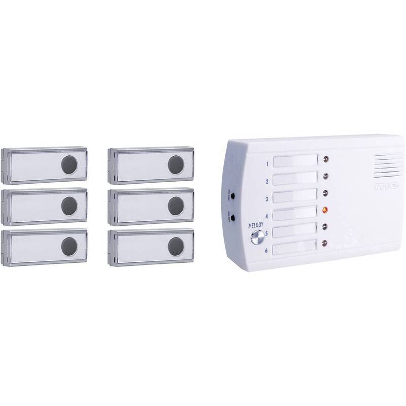 m-e modern-electronics FRS-106.1 Funkklingel Funk-Ruf-System Klingelset Klin18 - 4250109131105