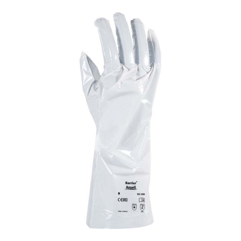 Ansell Chemikalienschutz-Handschuh 12 Paar AlphaTec 02-100 Gr. 7 / S Handschuhe - 0076490447656