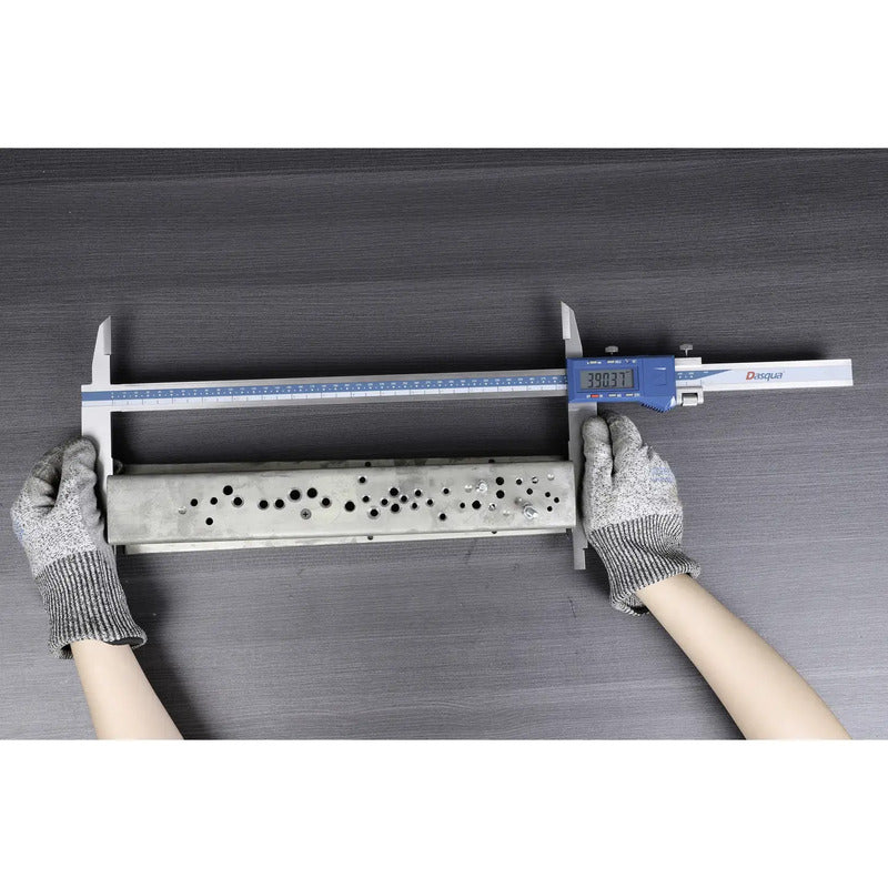 Dasqua Digitaler Messschieber 1000mm Edelstahl Präzisionsmessgerät DIN EN 862 - 4064161307206