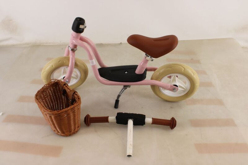 PUKY LR M Classic Retro Laufrad Lauflernrad Kinderrad Kinderlaufrad Korb Rose - 2000579135309