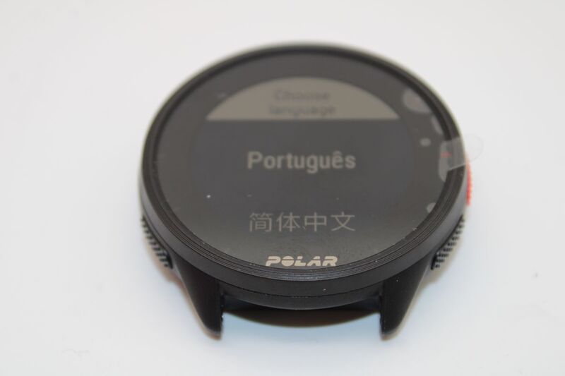 Polar GPS-Laufuhr Pacer Sportuhr Fitnessuhr schwarz S/L wasserdicht 5 ATM - 0725882060446