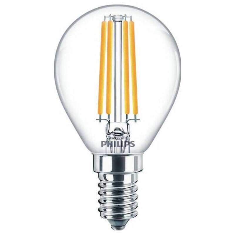 Philips Glühlampe E14 LED Lampe Warmweiß klar P45 6.5 W 806 lm 45x80 mm 10 STÜCK - 8719514347564