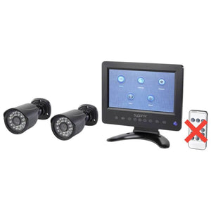 D-Ware Sygonix AHD Überwachungskamera-Set 2-Kanal 720p mit 2 Kameras und Monitor