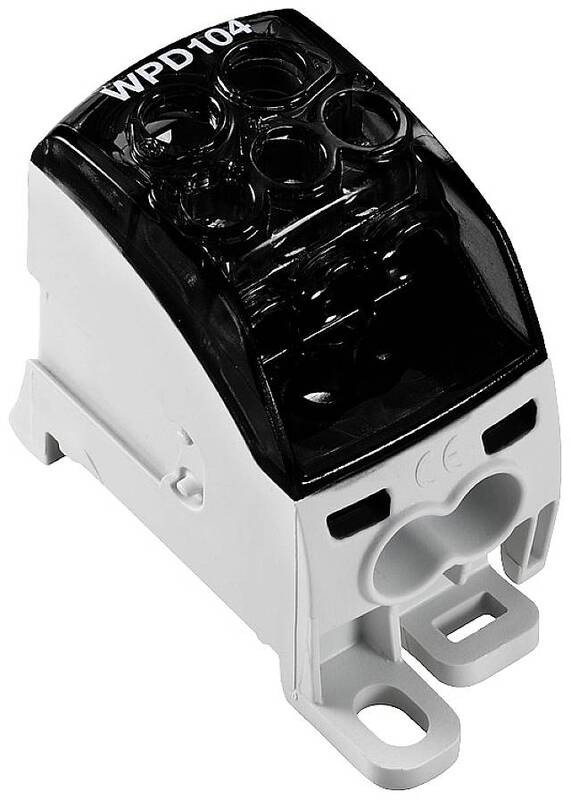 Weidmüller Verteilerblock Block Schrauben Schwarz 1 St Hauptverteiler - 4050118796520