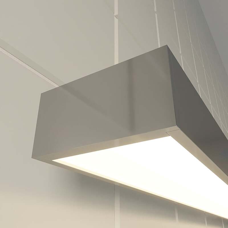 Lindby Wandleuchte Alenia LED Wandlampe Badleuchte chrom 120cm 3000K IP44 weiß - 4251096580617