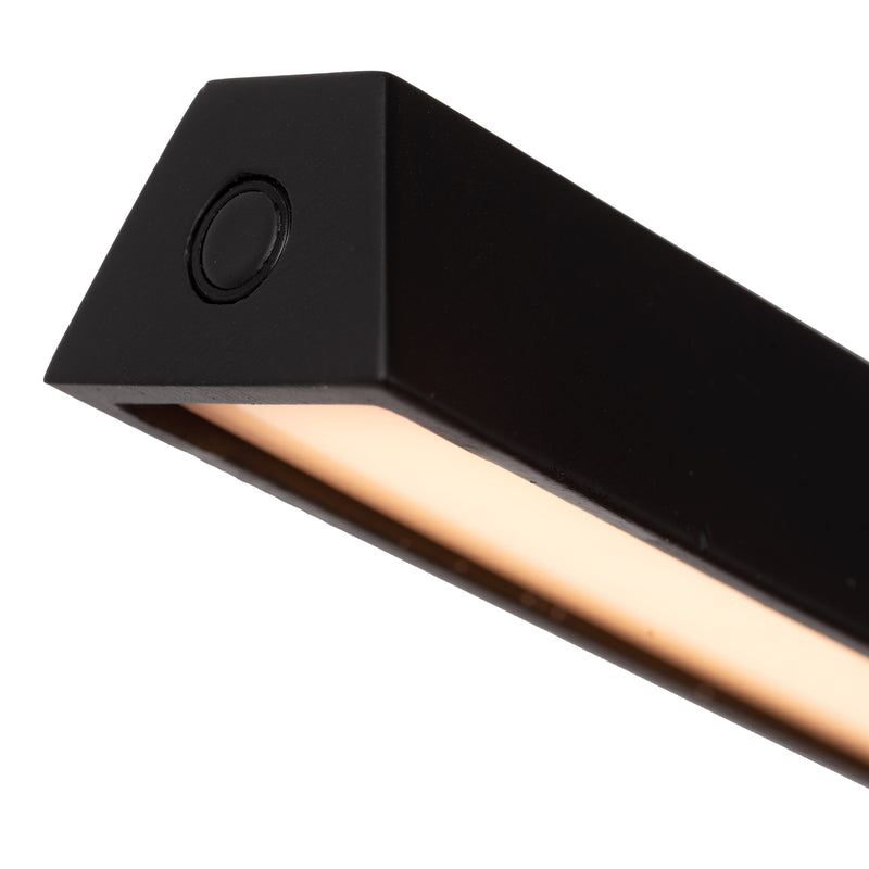 Lucide Stehleuchte Lavale LED dimmbar Touchdimmer schwarz 138cm Lampe Leuchte - 0000010038727