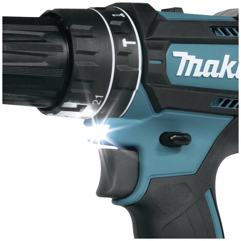 Makita Akku-Schlagbohrschrauber DHP482RFX9 2-Gang 18V 62Nm inkl. 2 Akkus Koffer - 88381748469