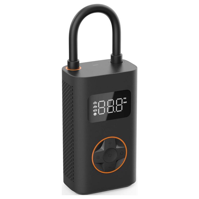 QiCycle Luftpumpe Pumpe N2 Elektrische Air Inflator USB C Schwarz LED Display - 6975652220066