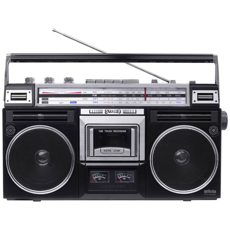 Silva Schneider Kassettenradio PCR 1980 UKW MW KW Bluetooth Aufnahmefunktion - 9004489111098