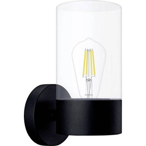 B-Ware Philips LED Flareon Außenwandleuchte Außenlampe E27 Wandlampe Leuchte Schwarz