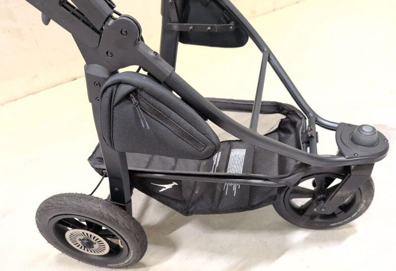 TFK Mono 3 Rahmen schwarz mit Lufträdern für Jogger und Kombi-Einheit - 2000583594222