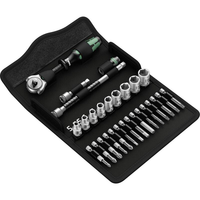 Wera Steckschlüsselsatz Zyklop Speed 1/4" 28-teilig Handwerkzeug metrisch - 4013288174000