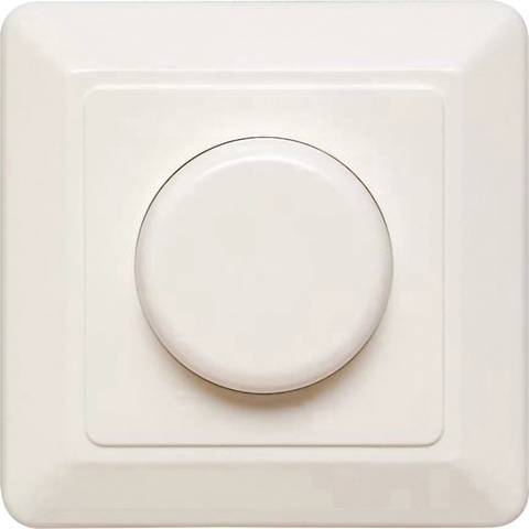 Ehmann T39.07 Unterputzdimmer Dimmer Helligkeitsregler Lichtschalter 110 W Weiß - 4012096005001