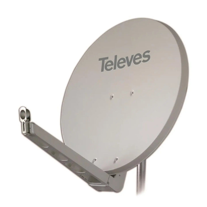 Televes SAT Antenne QSD-Line klappbar Aluminium Signalempfang weiß 85x95cm - 8424450149713