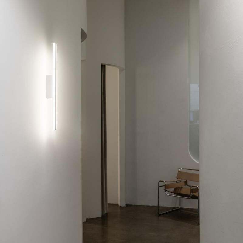SLV Wandleuchte One Linear LED Lampe dimmbar CCT warmweiß 52cm IP44 weiß Metall - 4024163292467