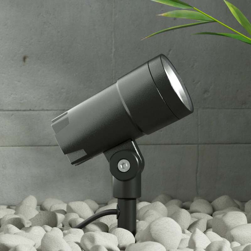 Lucande LED-Außenstrahler Daja Wegeleuchte Spot-Light Abstrahlwinkel verstellbar - 4251096555493