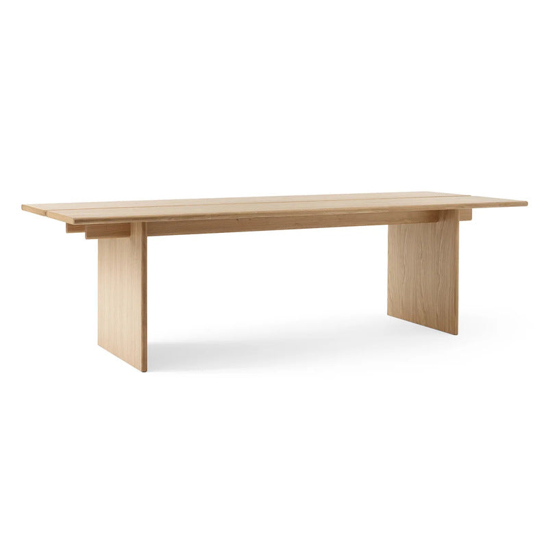 &Tradition Esstisch Tisch Essmöbel Eiche Natur 260x95 cm MDF Eichenfurnier Möbel - 5705385090947