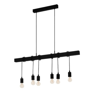 B-Ware EGLO Hängeleuchte Pendelleuchte Townshend schwarz 100cm SIEHE TEXT/FOTO