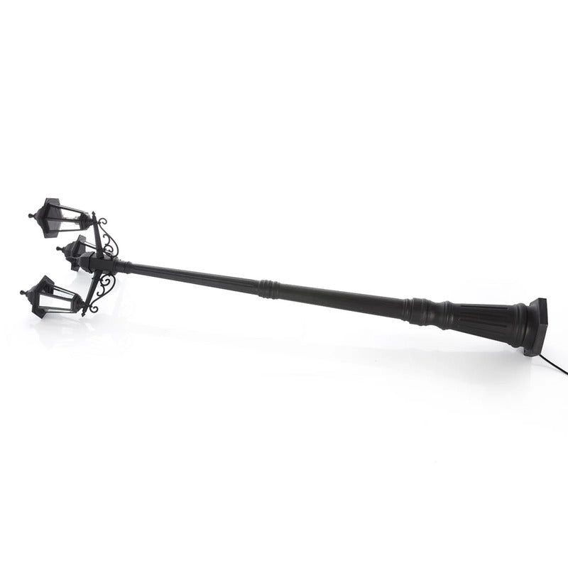 Lindby Außenleuchte Gartenleuchte Nane LED Kandelaber schwarz 217cm IP44 dimmbar - 0000009949035