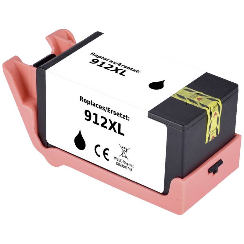 Renkforce Tinte HP 912 XL Schwarz kompatibel für OfficeJet 8012-8025, 825 Seiten - 4064161249667