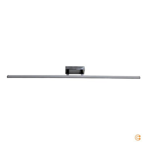 B-Ware Fabas Luce Spiegelleuchte Badleuchte LED Nala verchromt Metall satiniert 110 cm