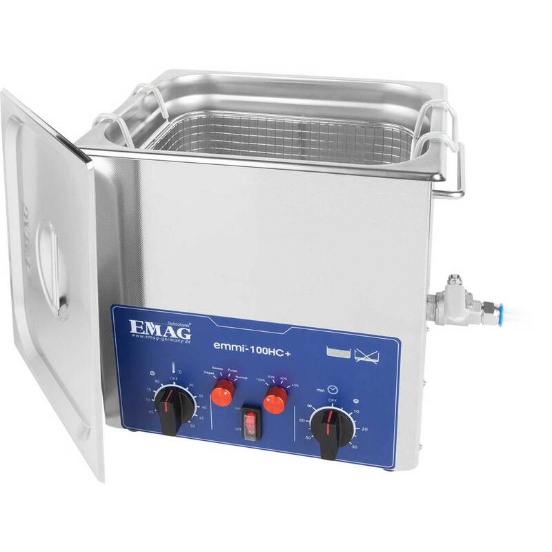 Emag Emmi 100HC Plus Ultraschallreiniger Reinigungsgerät 480W SIEHE TEXT/FOTO - 4040513180512