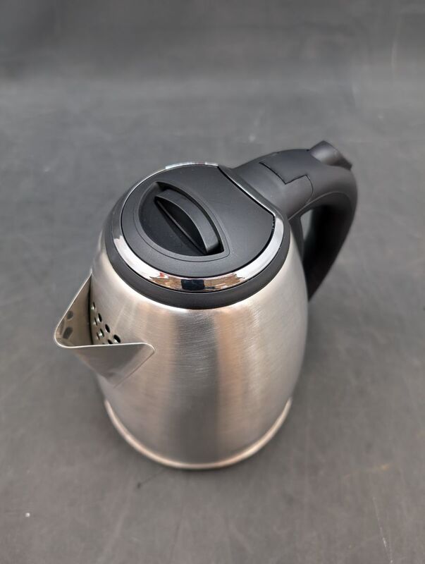 GourmetMaxx Wasserkocher schnurlos Edelstahl Schwarz Fassungsvermögen: 1.8 L - 4067522046653