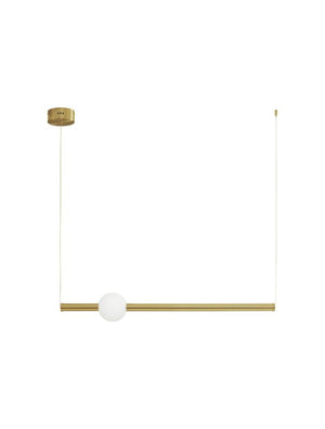 B-Ware Nova Luce Pendelleuchte Hängeleuchte LED NEUTRON Gold Warmweiß 11 W 92 cm Lampe