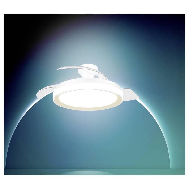 Philips LED Deckenventilator 28W Fernbedienung Dimmbar Gold 170m³/h 3 Flügel - 8721103096067