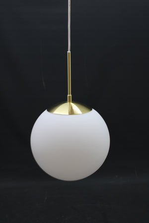 B-Ware Nordlux Hängeleuchte Grant in Messing mit Glaskugel Ø 25 cm Hängelampe Lampe