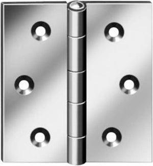 B-Ware VORMANN Scharnier Band Türscharnier DIN 7954 C blau verzinkt 60x60mm 109 STÜCK