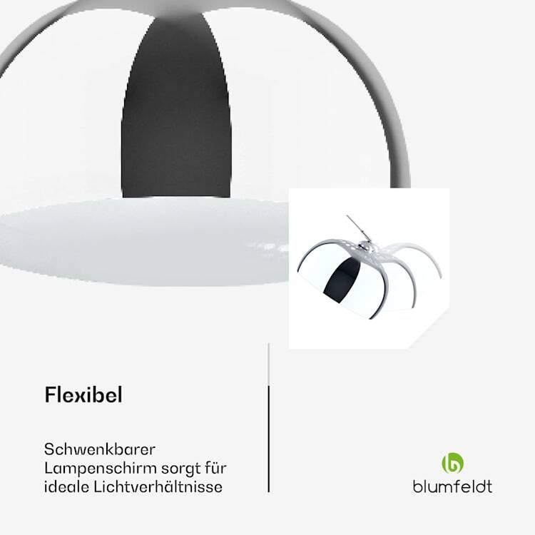Besoa Nael Bogenlampe Stehleuchte Leuchte Led Lampe E27 SIEHE TEXT/FOTOS - 4060656223150