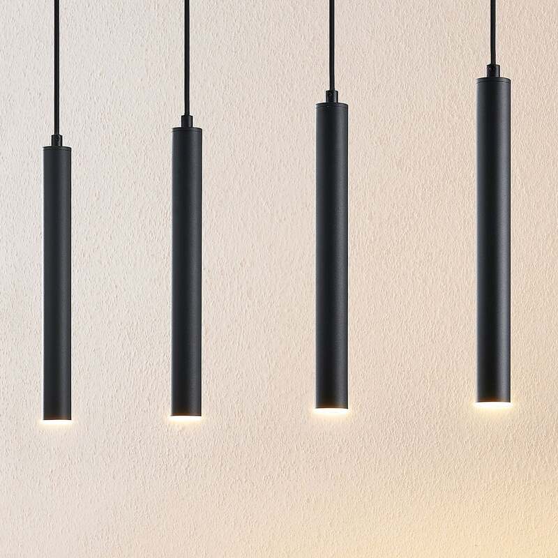 Arcchio LED Hängeleuchte Pendelleuchte Kammeron Schwarz Eisen Leuchte Lampe - 4251096586985