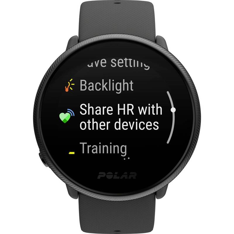 Polar Pulsuhr Fitnessuhr Ignite 2 Pulsmesser Smartwatch schwarz S/L wasserdicht - 0725882058139