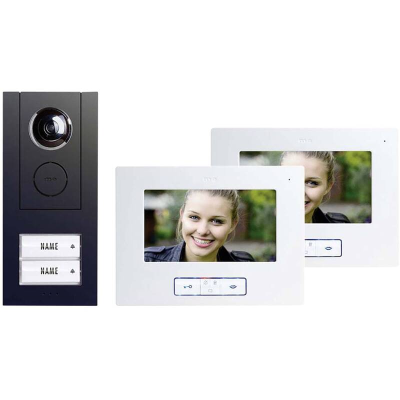 m-e modern-electronics Video-Türsprechanlage Vistus VD ALU 6720 A anthrazit 2 EH - 4250109170838