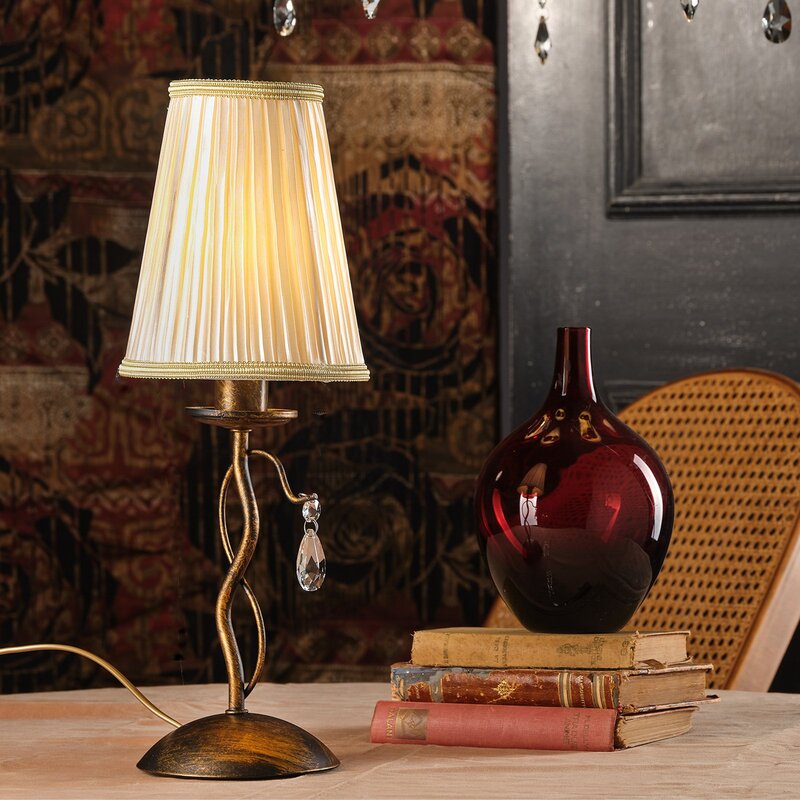 ONLI Delia Tischleuchte Leuchte Lampe bronze Eisen 42 cm SIEHE TEXT/FOTO - 8030626545489