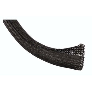 B-Ware Bachmann Tunnelband Kabelschlauch Polyethylenterephthalat Schwarz 25,4 mm 1 m