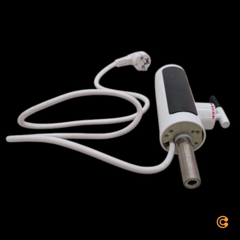 Easymaxx Warm- & Kaltwasserarmatur Durchlauf-erhitzer mit LED Temperaturanzeige - 4052926017378