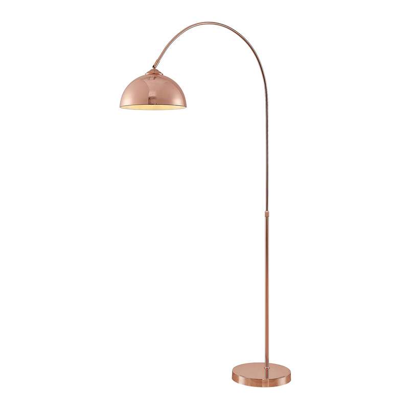Lindby Stehleuchte Bogenlampe Lennart LED Lampe höhenverstellbar kupfer 183cm - 4251096594423