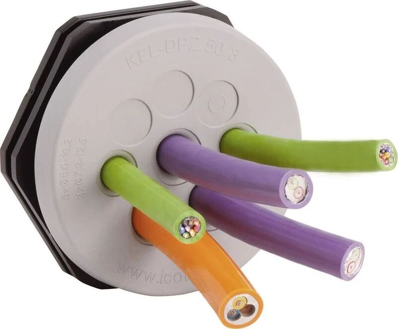 Icotek KEL-DPZ 50/10 Kabeldurchführungsplatte Heizkörper 500W IP44 - 4251269317668