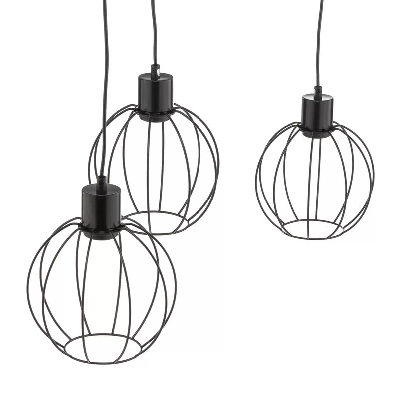 Euluna Hängeleuchte Karou Deckenlampe Pendelleuchte Lampe Leuchte Holz 3-flm E27 - 5905840217265