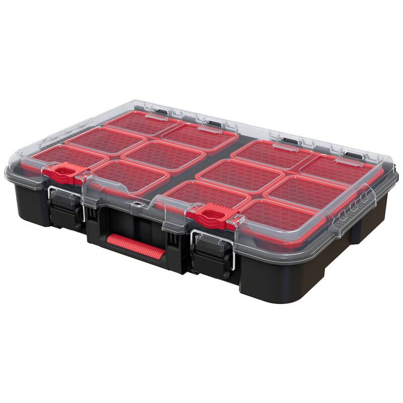 STACK N ROLL Werkzeugkasten unbestückt schwarz 150 l 35 kg Keter - 7290112634856