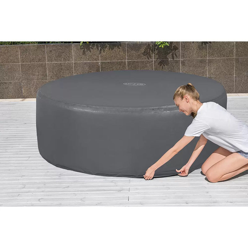 LAY-Z-SPA BW60318 Large Round Thermal Hot Tub Cover - Grey - 6941607321270