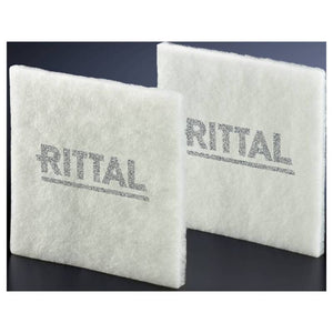B-Ware Rittal Ersatz-Filtermatte Chemiefaser SK 3322.700 120x120mm 5 Stück weiß