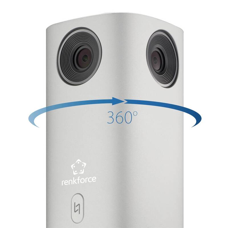 Renkforce RF-CC-800 360° Videokonferenz-System Full HD 1920 x 1080 Pixel 360° - 4064161227146