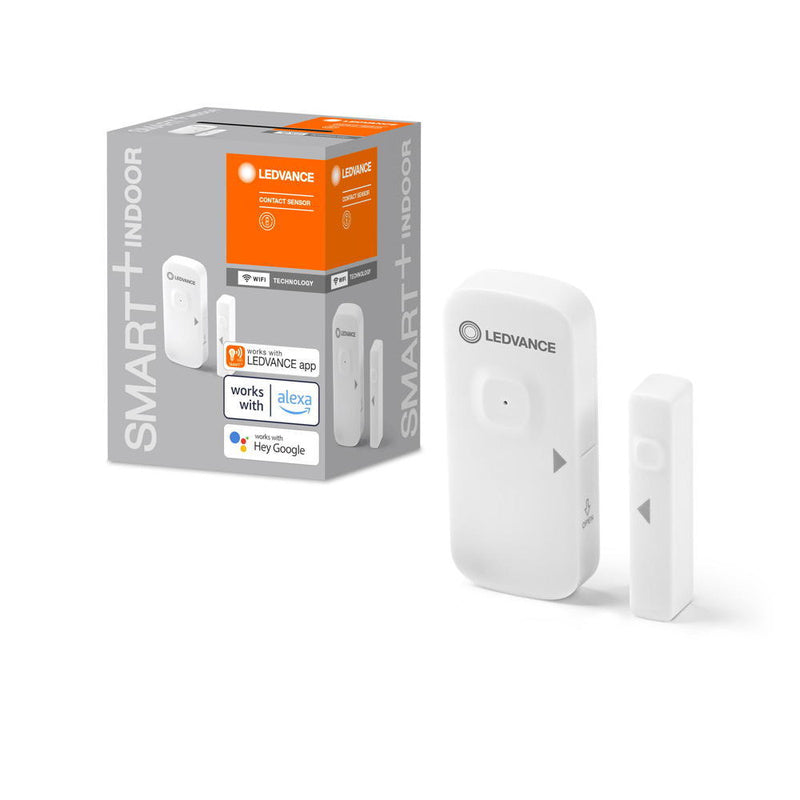 LEDVANCE SMART+ Öffnungssensor WiFi wiederaufladbar für Fenster und Türen weiß - 4058075730052