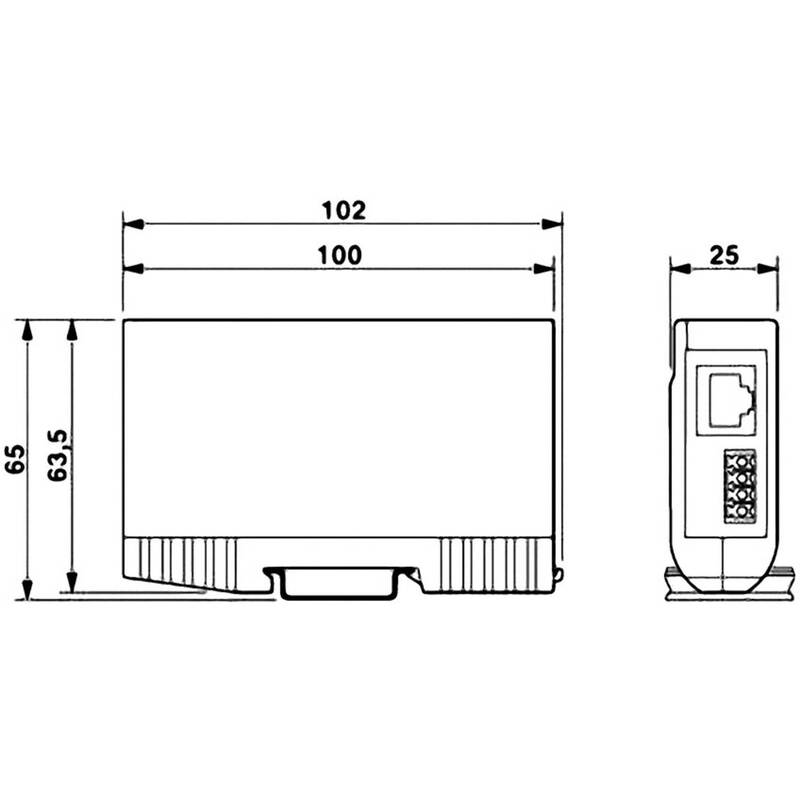 Phoenix Contact Zwischenstecker Überspannungsschutz Adapter DT-TELE-SHDSL RJ45 - 4046356868457