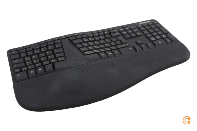 Microsoft Ergonomic Kabelgebunden Tastatur Deutsch QWERTZ PC-Tastatur Schwarz - 0889842438451