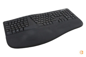 B-Ware Microsoft Ergonomic Kabelgebunden Tastatur Deutsch QWERTZ PC-Tastatur Schwarz